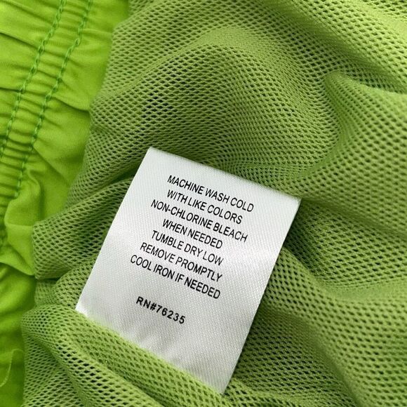 BOCA Classics Men's Blue Green Tropical Drawstring Mesh Lined Swim Trunks Medium - Picture 9 of 10